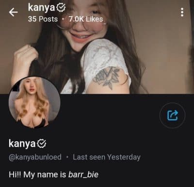 คลิปหลุด onlyfan kanya น้องกันยา