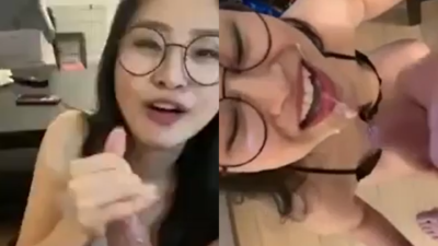 คลิปหลุดจีน สาวแว่นนักศึกษาจีนสุดสวย