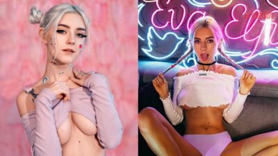 คลิปโป้ฝรั่ง ผลงานโอลี่แฟนของน้อง Eva Elfie